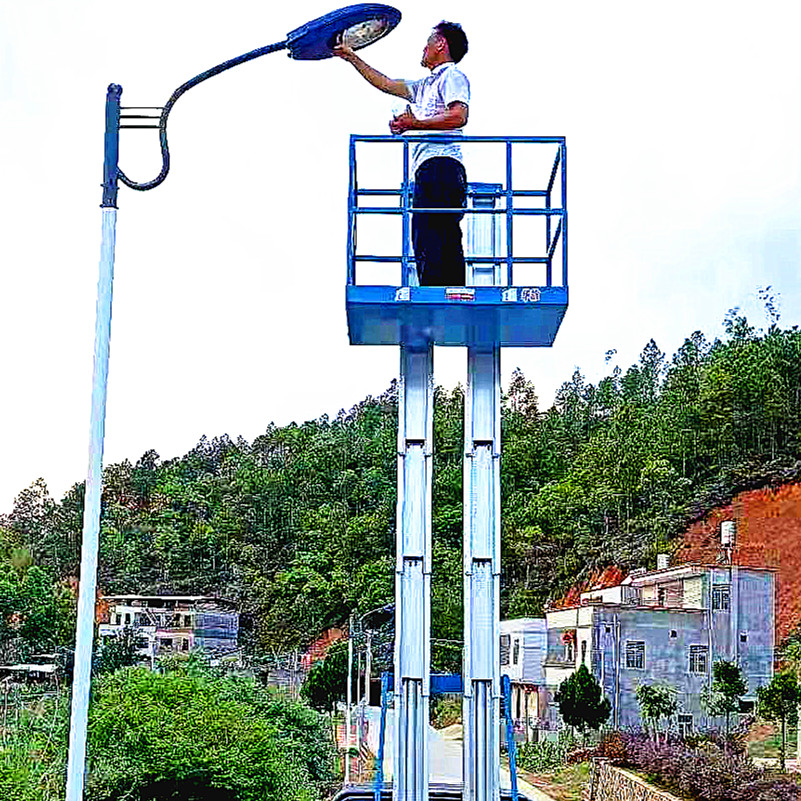 鋁合金升降機單雙柱鋁合金升降機6-12米鋁合金升降機現貨供應(圖5) 1634551220810977.jpg